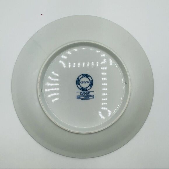 Vintage Dansk Ceylon Blue and White Hanging Chop Plate Platter - Picture 3 of 4